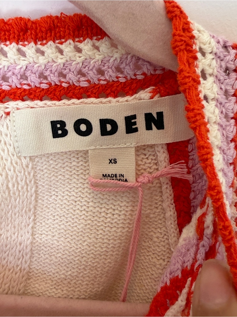 Boden Cream Knit Halter top - Picture 5 of 7
